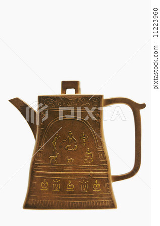 Ancient Metallic Teapot 11223960