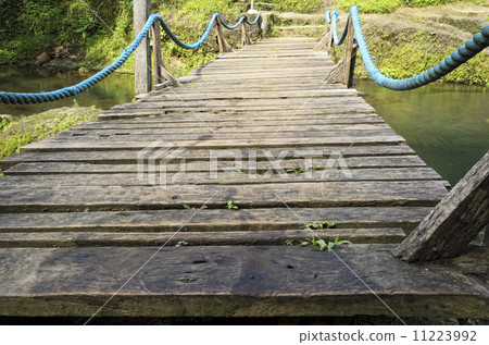Wooden Suspension Bridge 11223992