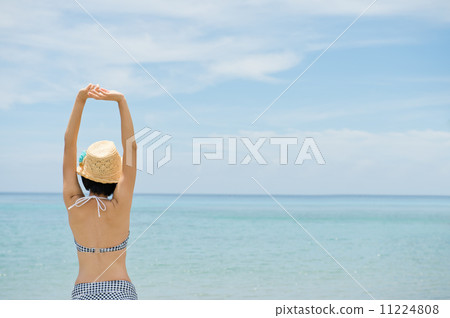 泳裝女性的後視 泳裝女性的後視 11224808