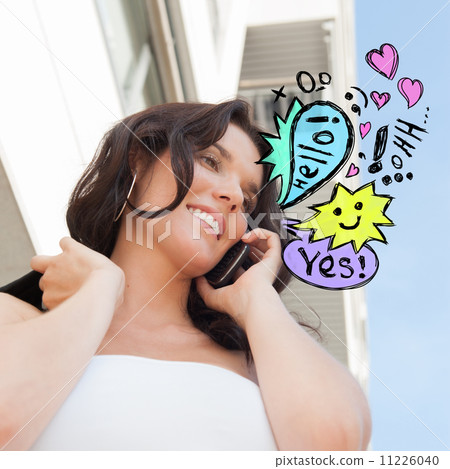 Business woman smartphone Business woman smartphone 11226040