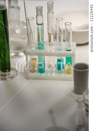 Laboratory flasks liquid table Laboratory flasks liquid table 11226442