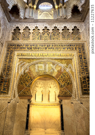 The Mihrab in Mosque of Cordoba (La Mezquita), Spain, Europe. Ho 11227635