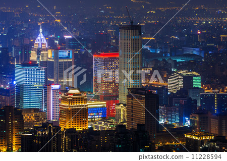Modern city night Modern city night 11228594