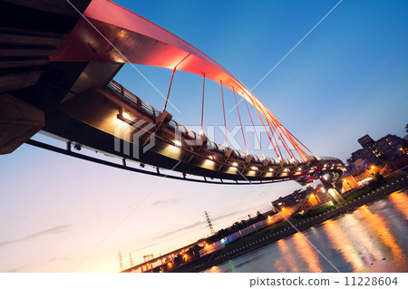 City night scenery with beautiful bridge City night scenery with beautiful bridge 11228604