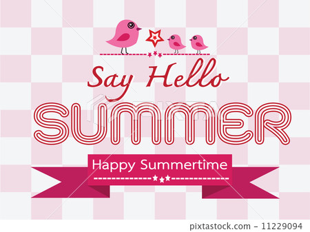 Summer concept idea design card Summer concept idea design card 11229094