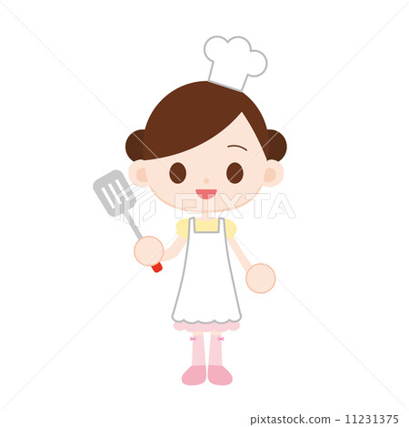 Girl with cock hat fly return - Stock Illustration [11231375] - PIXTA