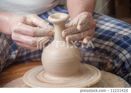 Hands of a potter Hands of a potter 11231428