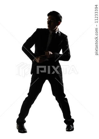 businessman dancing 11233394