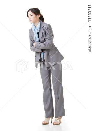 business executive look down business executive look down 11233711