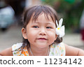 Portrait of little Asian girl with smile face 11234142