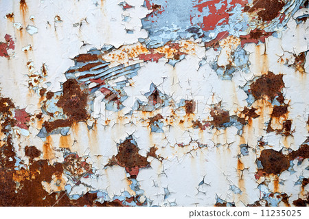 Old grungy rusted metal ship hull background texture 11235025