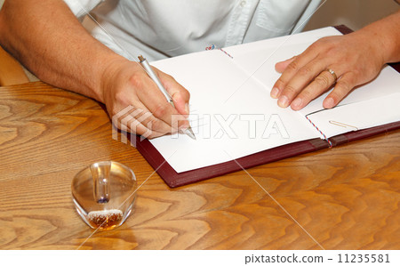 witness signing marriage license or wedding contract witness signing marriage license or wedding contract 11235581