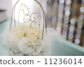 Wedding ring and pillow 11236014