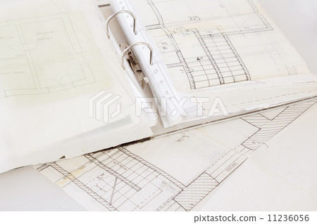 Architectural plans of the old paper and file with the project 11236056