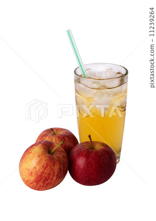 juice and an apple juice and an apple 11239264