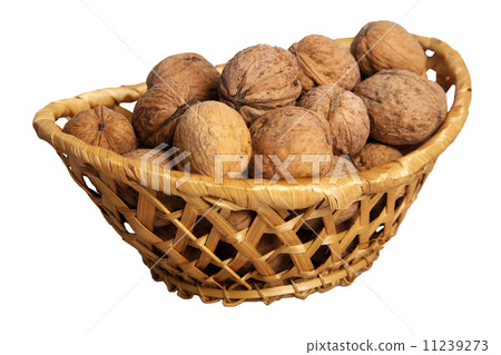 basket with walnuts 11239273