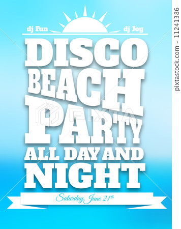 Flyer on summer dance party 11241386