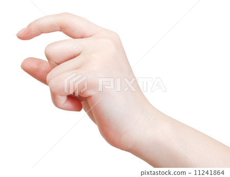 showing small size - hand gesture showing small size - hand gesture 11241864
