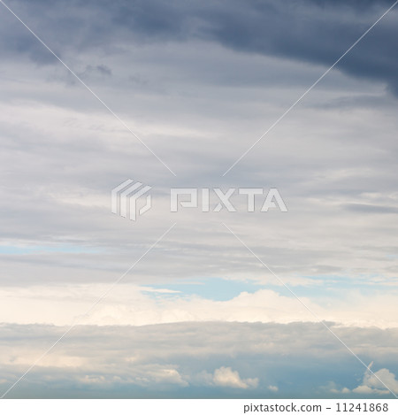 pink and grey clouds in twilight sky 11241868