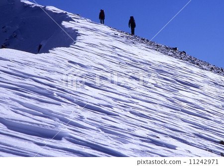 Mt. Asama after strong wind 11242971