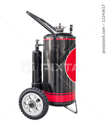 Gas pump nozzles in a service station 11243617