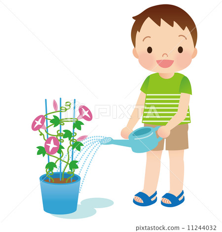 Children summer morning glory Children summer morning glory 11244032