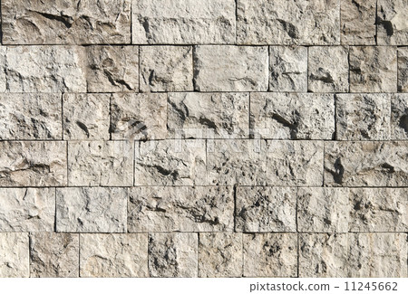 Texture of a rough stone wall made with blocks 11245662