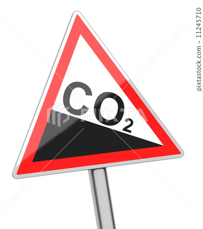 carbon dioxide sign 11245710