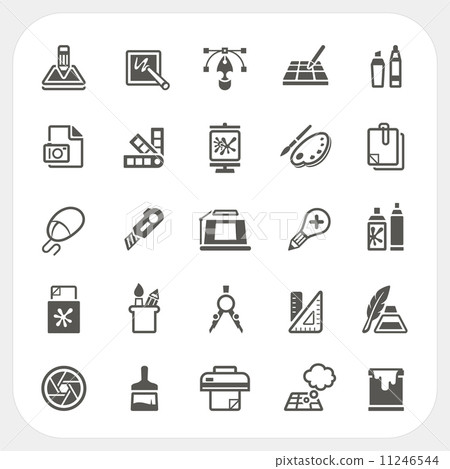 Graphic design icons set 11246544