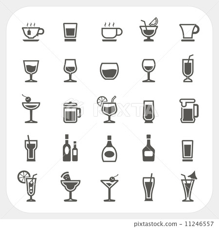 Drink and Beverage icons set 11246557