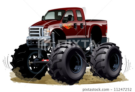 Cartoon Monster Truck Cartoon Monster Truck 11247252