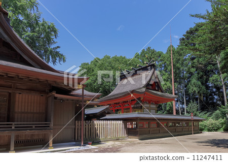 國家指定重要文化遺產土地瑞穗水處理綜合監護人水戶八幡宮大殿 11247411