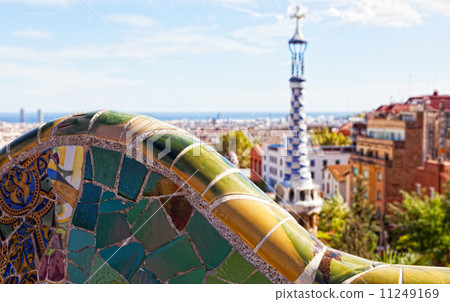 Views from the Parc Guell , Barcelona, Spain. Views from the Parc Guell , Barcelona, Spain. 11249169