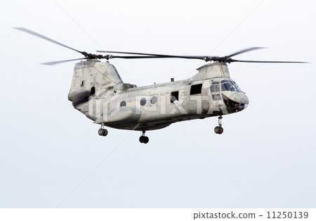 美國海軍陸戰隊的救援運輸直升機也積極參與東日本大地震的災難救援CH-46 E海上騎士 11250139