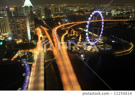Singapore Night Lights Singapore Night Lights 11250814