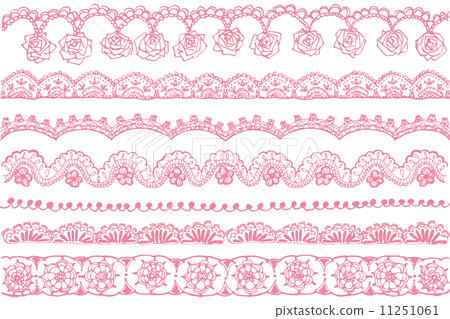 刺繡花邊框線 刺繡花邊框線 11251061