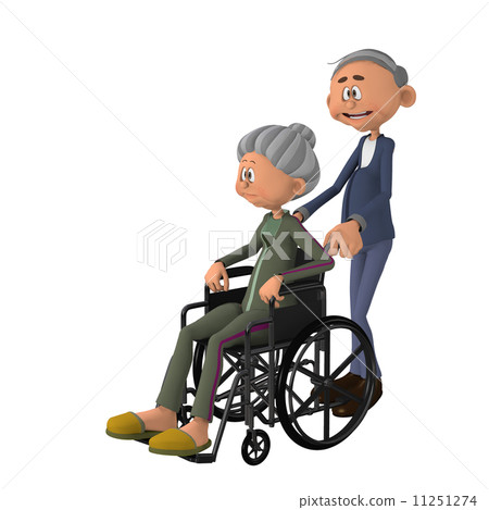 老年人護理3DCG例證材料 老年人護理3DCG例證材料 11251274