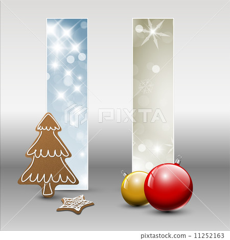 Set of vector christmas / New Year banners 11252163