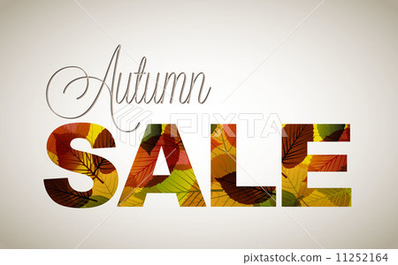 Vector fall sale poster / illustration 11252164