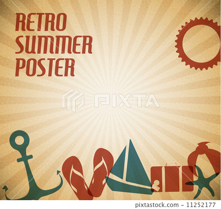 Vector summer poster 11252177