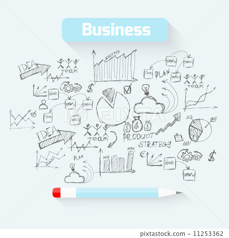 Sketch business background 11253362
