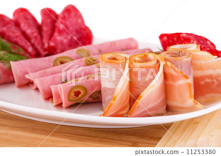 Salami, mortadella and bacon 11253380