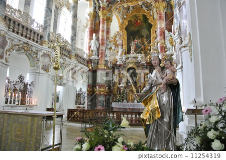 德國世界遺產的朝聖教會Wies 德國世界遺產的朝聖教會Wies 11254319