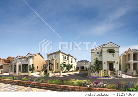 Newly built houses Newly built houses 11254369