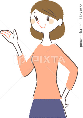 指導的女性 11254672