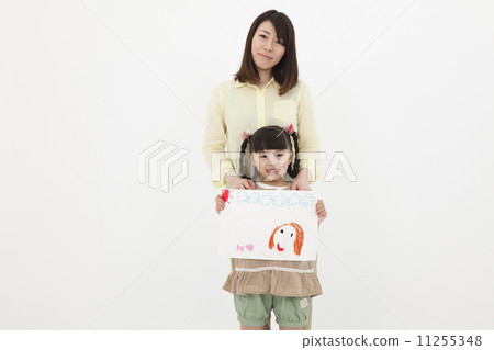 A girl giving a portrait 11255348