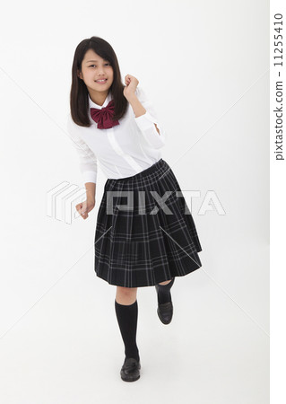 Running high school student Running high school student 11255410