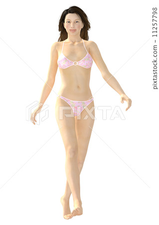 Slender women's swimwear for synthetic background Transparent png illustration material Slender women's swimwear for synthetic background Transparent png illustration material 11257798