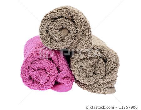 Towels Isolated on White Background 11257906