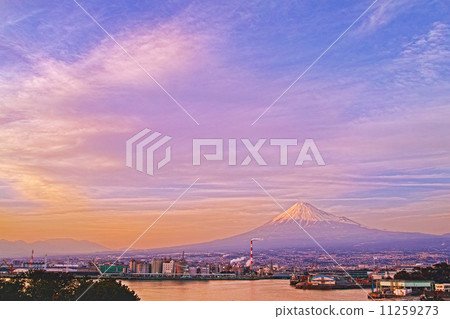 橙色的天空2富士山 11259273